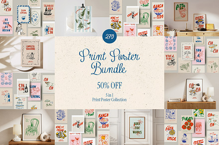 Poster Bundle, an Object Graphic by DesignThatMatters