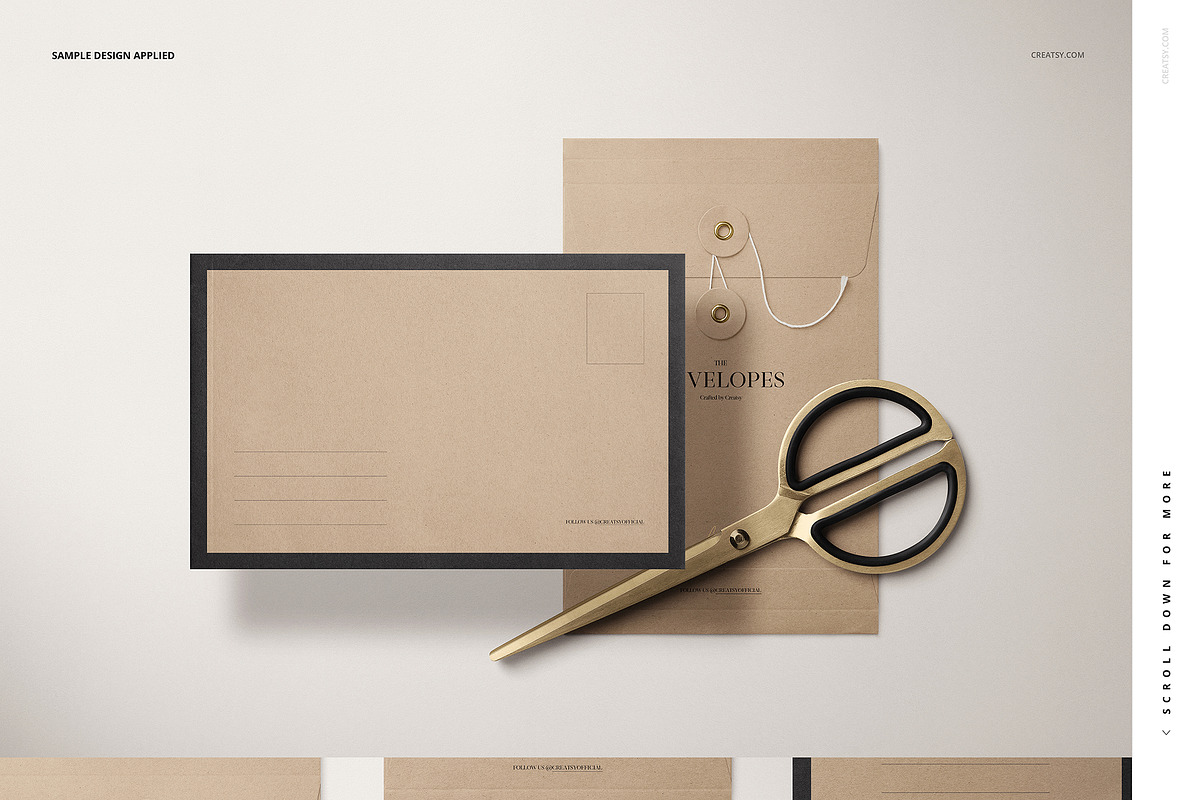 Envelopes & Cards Mockup Bundle, a Stationery Template by creatsy5 (Photo 17 of 18)