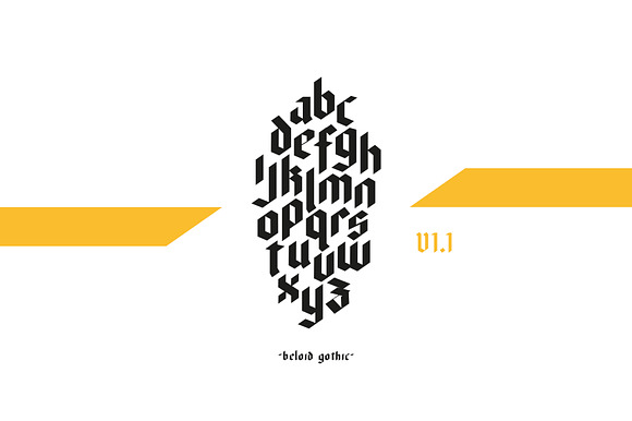 Beloid Gothic Modern Blackletter Font preview 7