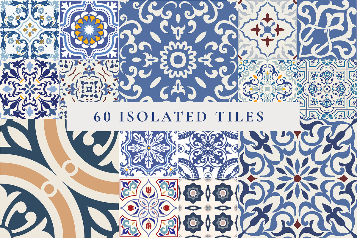 Azulejos Tile Collection, an Object Graphic by Paper Flowers Studio (Photo 3 of 11)