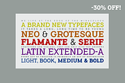 Flamante Serif -8 fonts-, a Slab Serif Font by deFharo (Thumbnail 1 of 6)