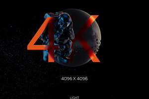 3D Mockup Space Astronaut 22