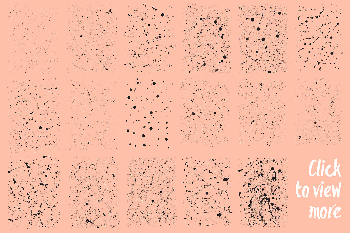 Action Painting Vector Textures, a Texture Graphic by Guerillacraft (Photo 4 of 5)