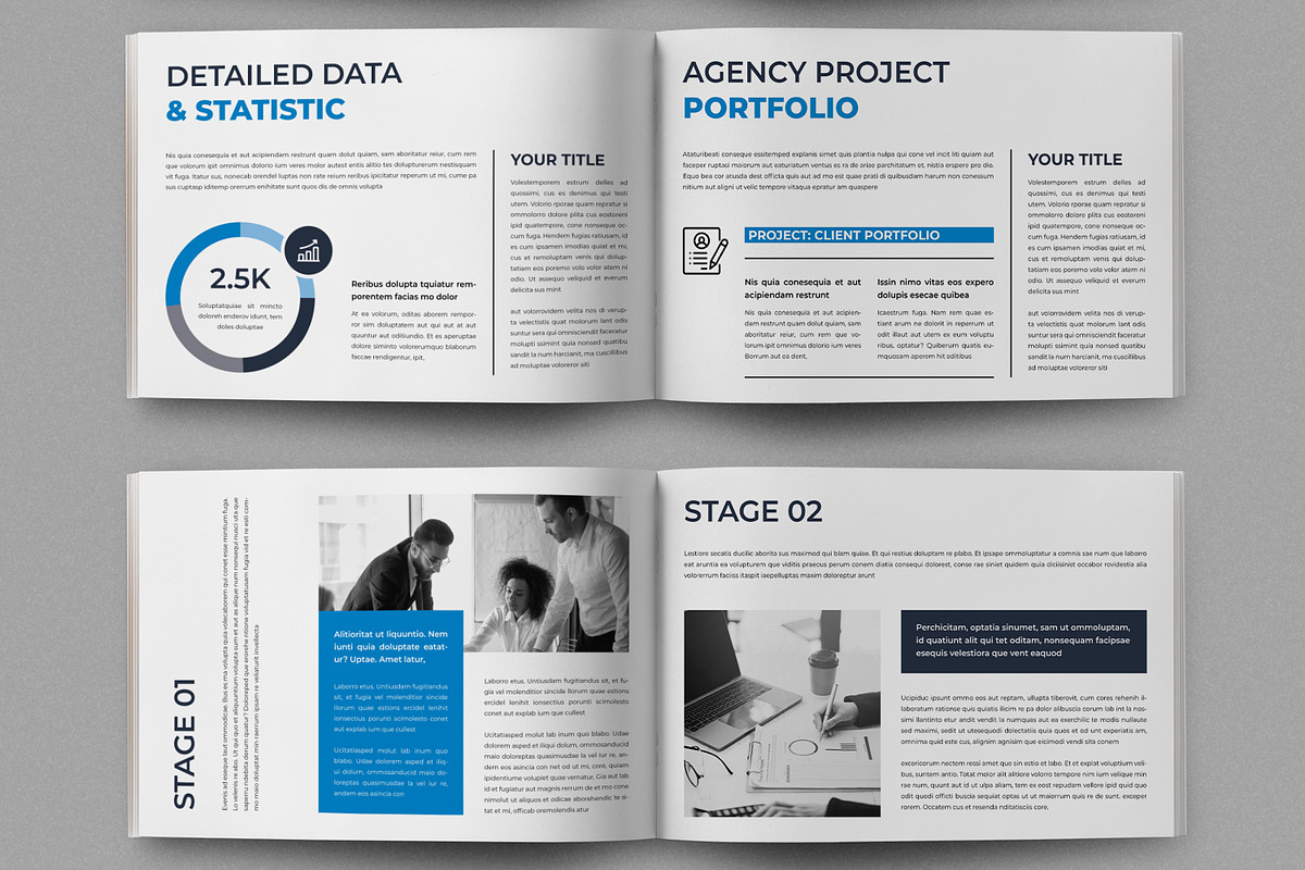 Project Pitch Deck Template, a Stationery Template by MightyDesign (Photo 3 of 8)