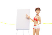 35 Promo Mock-Ups w/ Swimsuit Jenny, an iPad Mockup by Oleg Ribar (Thumbnail 25 of 30)
