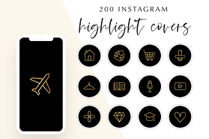 200 Instagram Story Highlight Icons