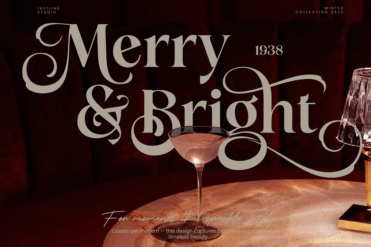 Sylvaria - Elegant Christmas Font, a Serif Font by Inviline.co (Photo 7 of 10)