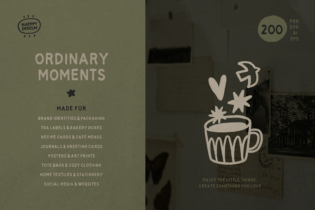 Slow Living Illustrations, an Object Illustration by happpydesign (Photo 13 of 14)