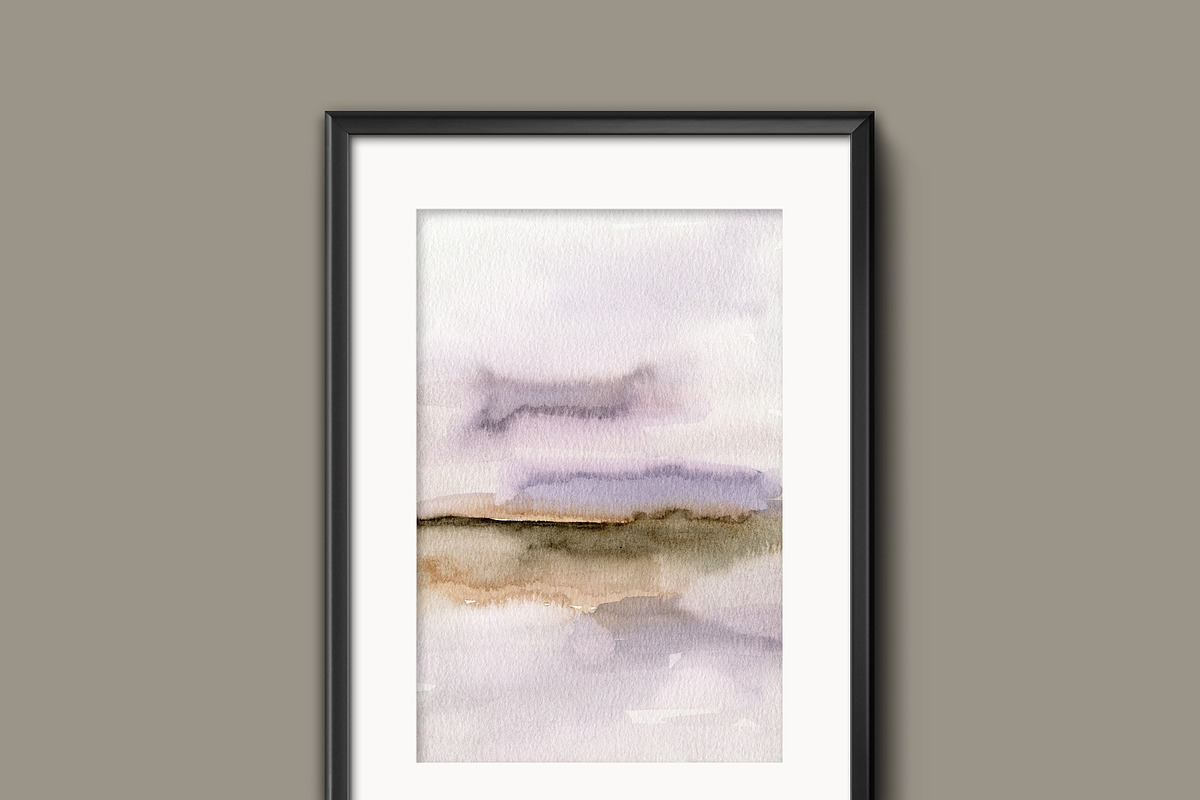 Minimalist Watercolor Landscapes, a Background Graphic by Marmoris.Arts (Photo 15 of 23)