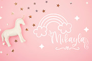 Rosemary The Unicorn Script Font, a Handwritten Font by Freeling Design House (Thumbnail 7 of 7)