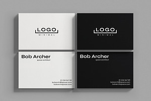Minimalist Simple Business Card, a Business Card Template by Shahjhan