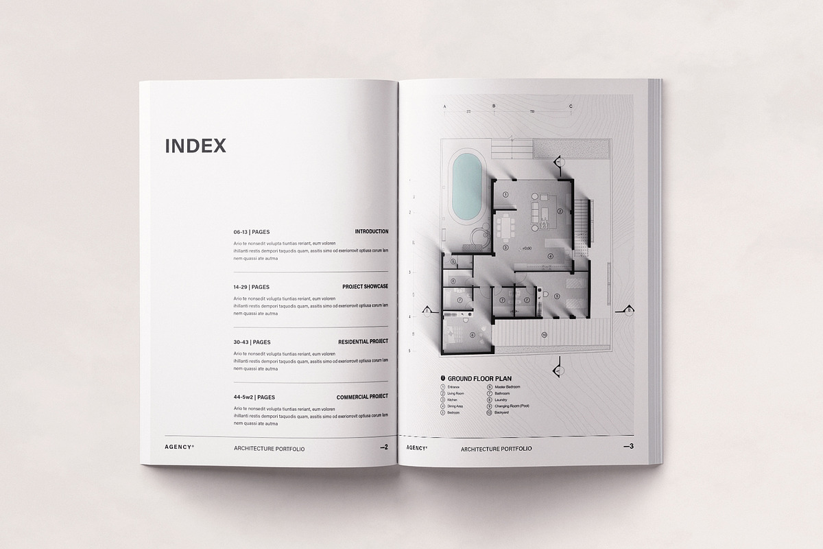 Architecture Portfolio Template, a Brochure Template by ArtisanaAura (Photo 3 of 21)