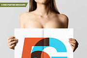 6 PSD Poster Mockups, a Print Template by Egor Shkolnikov (Thumbnail 1 of 6)