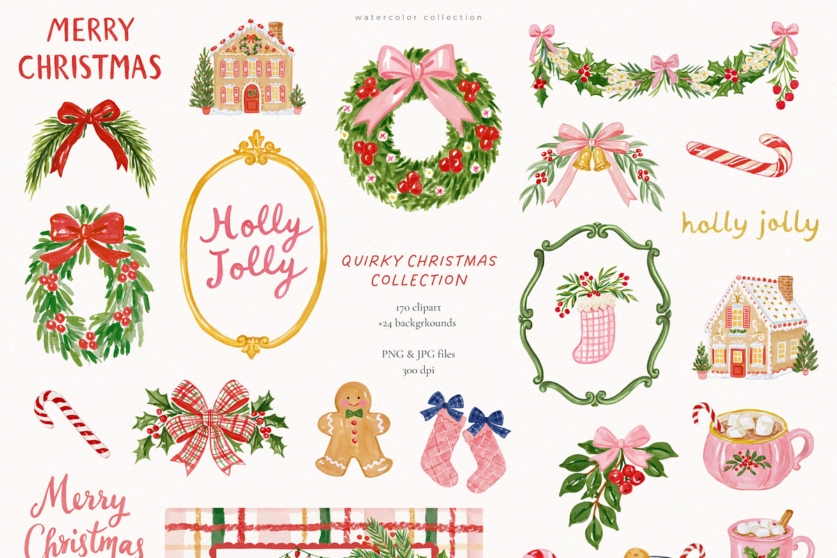 Quirky Christmas Collection, a Seasonal Illustration by PeDe Designs (Photo 7 of 10)