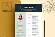 Professional Resume Template Rania, a Resume Template by AdeevaResume (Thumbnail 2 of 5)