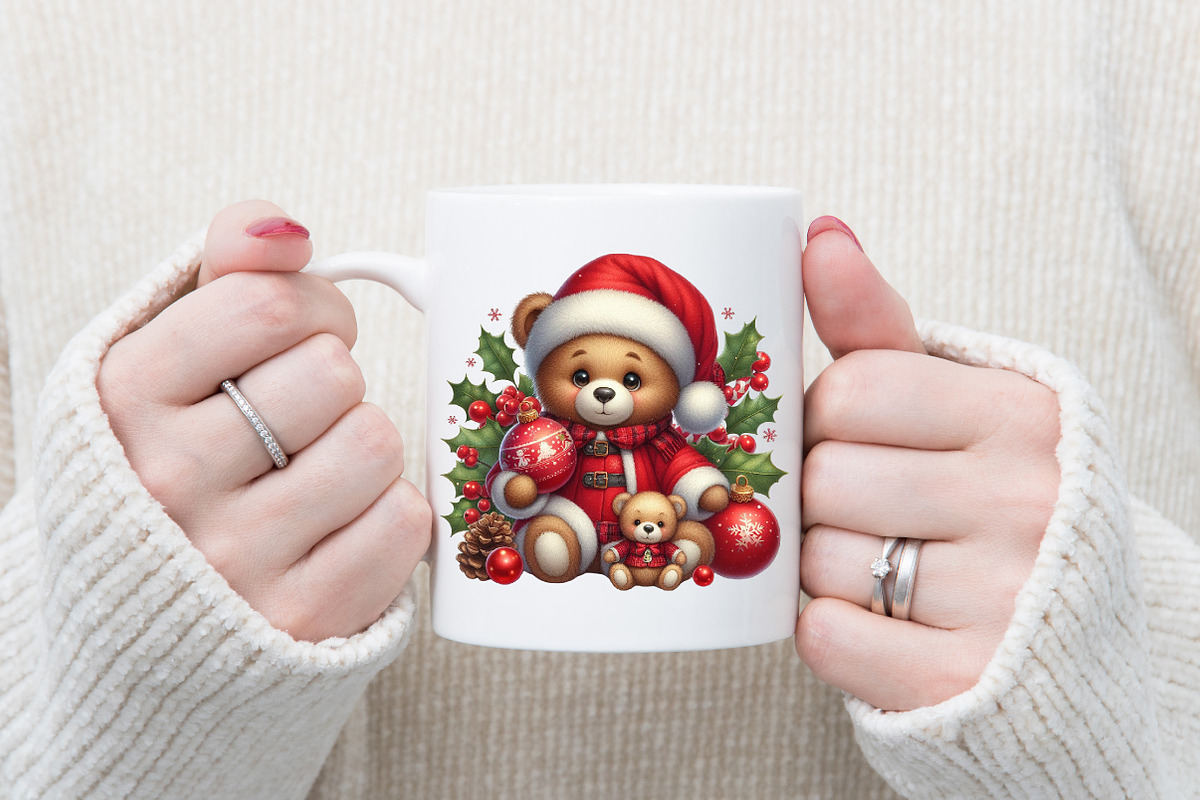 Christmas Cute Girls Sublimation, an Illustration by Designking (Photo 3 of 4)