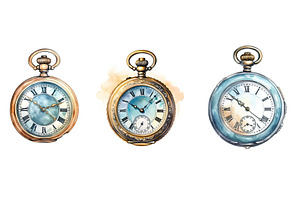 classic antique pocket watch ai, an Arts & Entertainment Photo by pikepicture