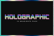 12 Holographic Gradients, a Gradient Add-On by Gromov Design (Thumbnail 1 of 4)