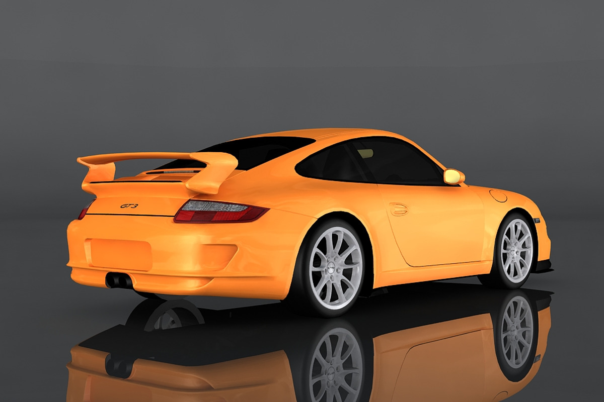 Porsche 911 GT3 997, a Cars & Vehicle 3D Model by valtriiu (Photo 5 of 12)