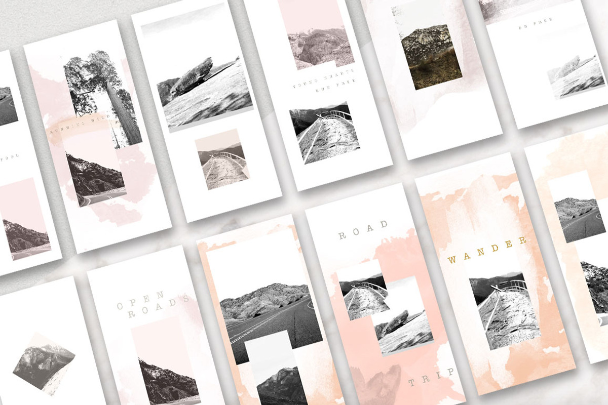 Wander Instagram Social Pack, a Social Media Template by Aloha Philly (Photo 1 of 4)