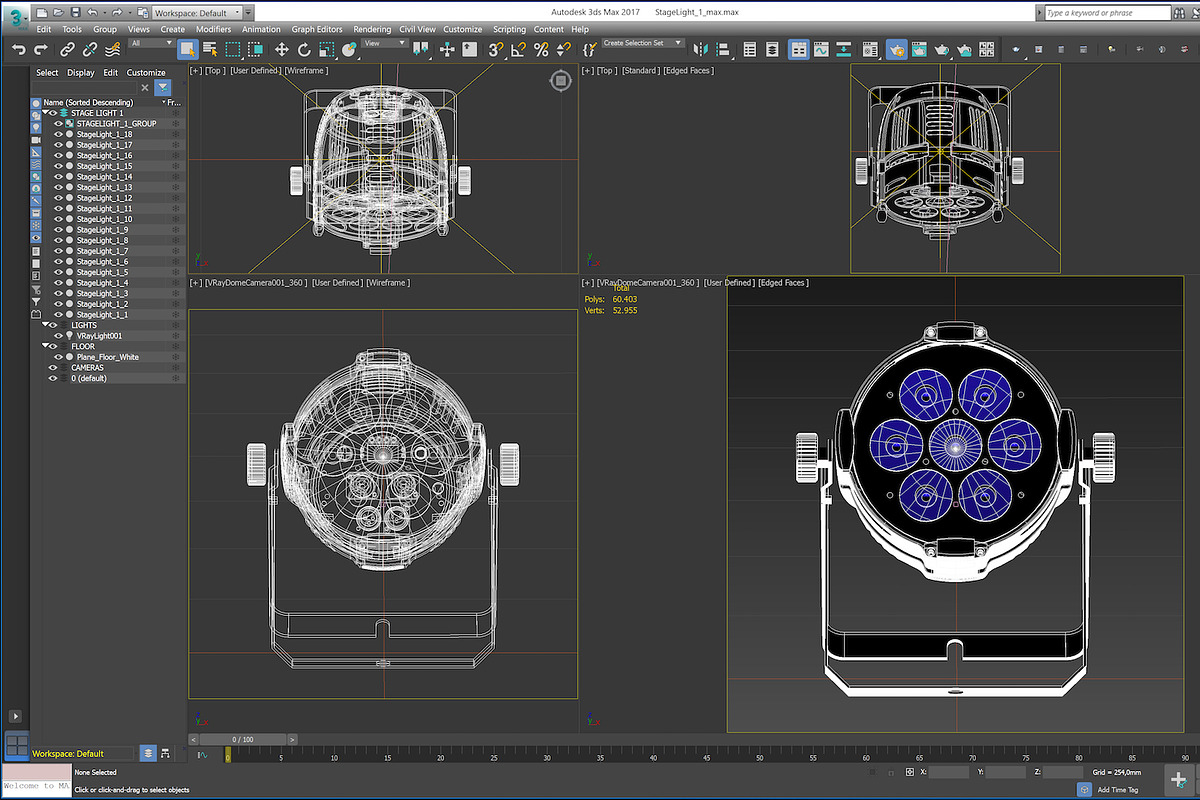 Stage Lighting Collection-14 PCS, an Object 3D Model by akerStudio (Photo 307 of 309)