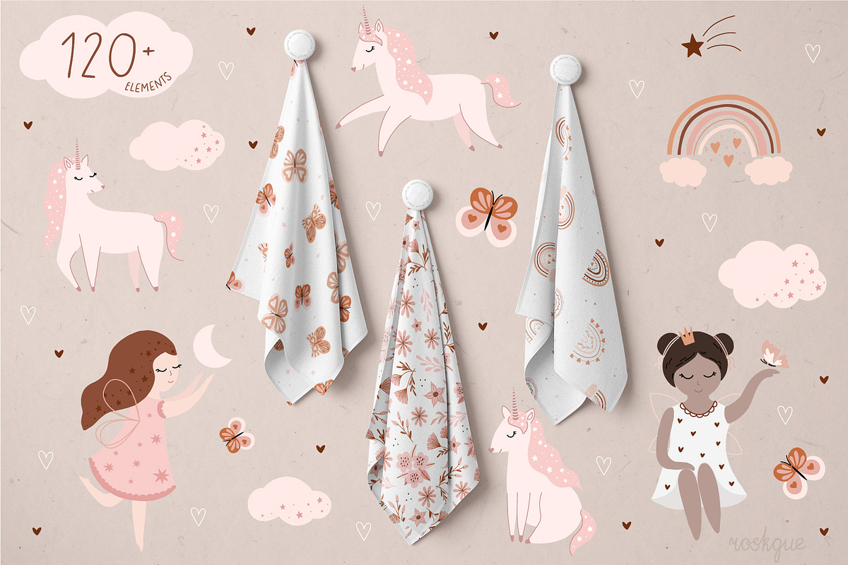Fairies - Magic kids collection, a Decorative Illustration by roskque (Photo 2 of 13)