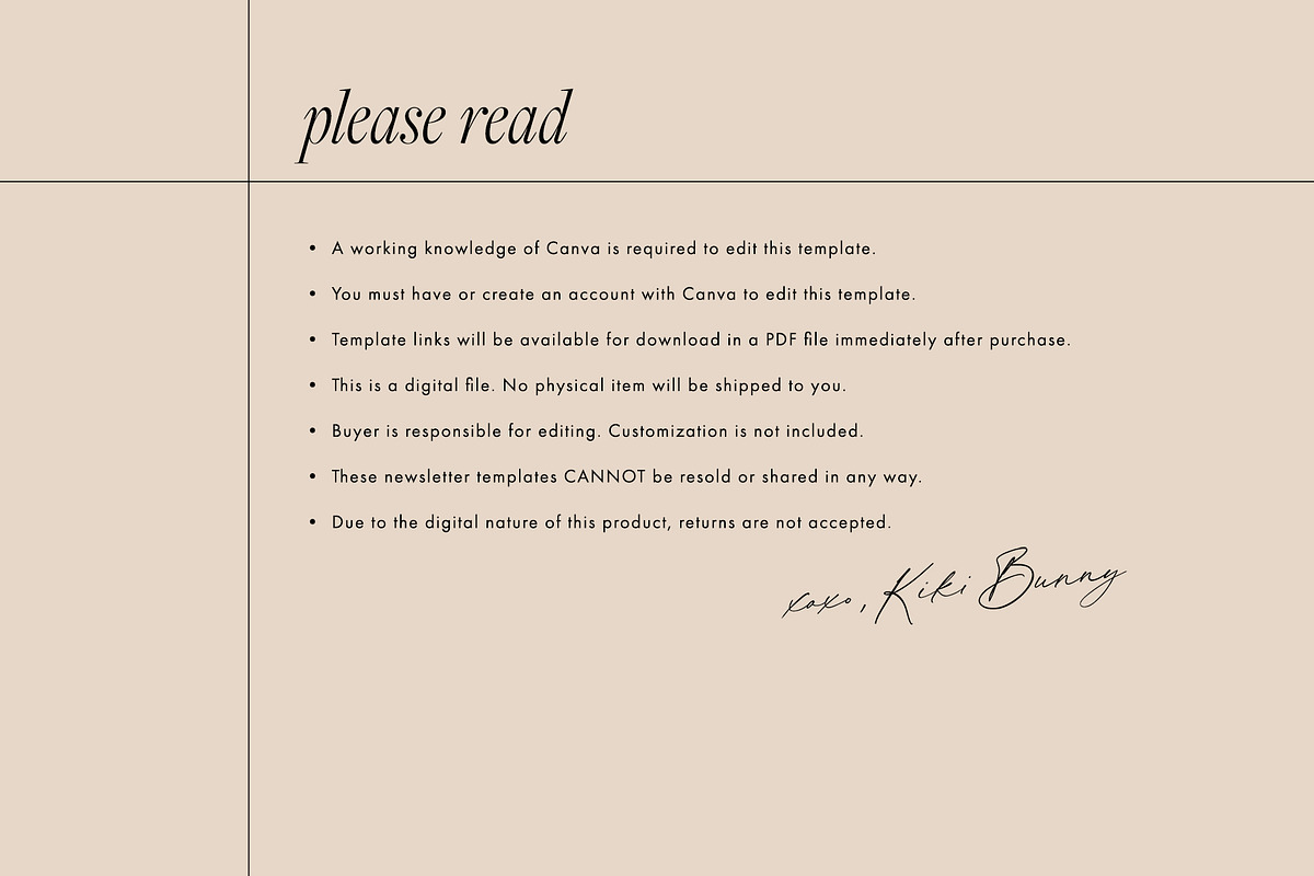 Stylish Canva Email Template Bundle, an Email Template by KikiBunnyCreative (Photo 11 of 12)