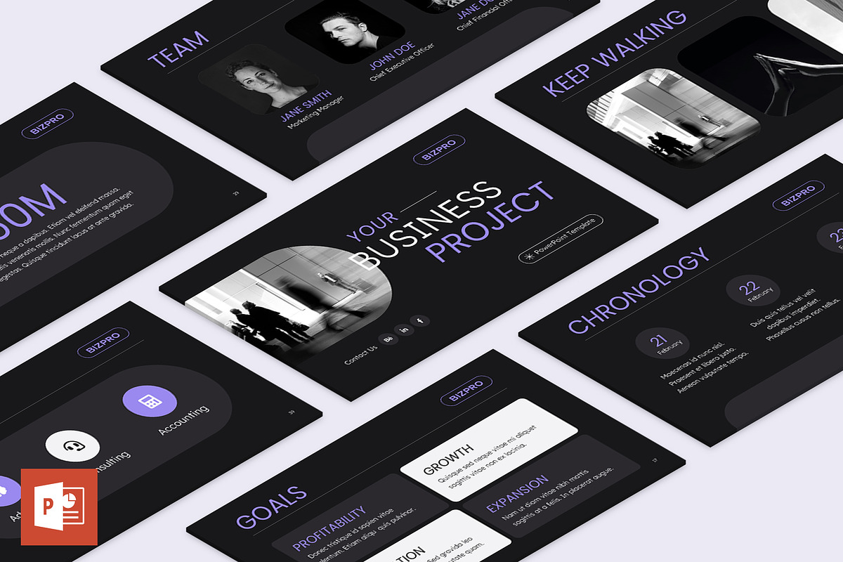 Presentation Dark Mode, a Presentation Template by TemplatesNow! (Photo 1 of 13)