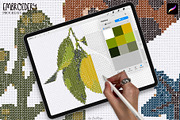 Embroidery Procreate Brushes Kit, a Brush Add-On by owlasya (Thumbnail 4 of 5)
