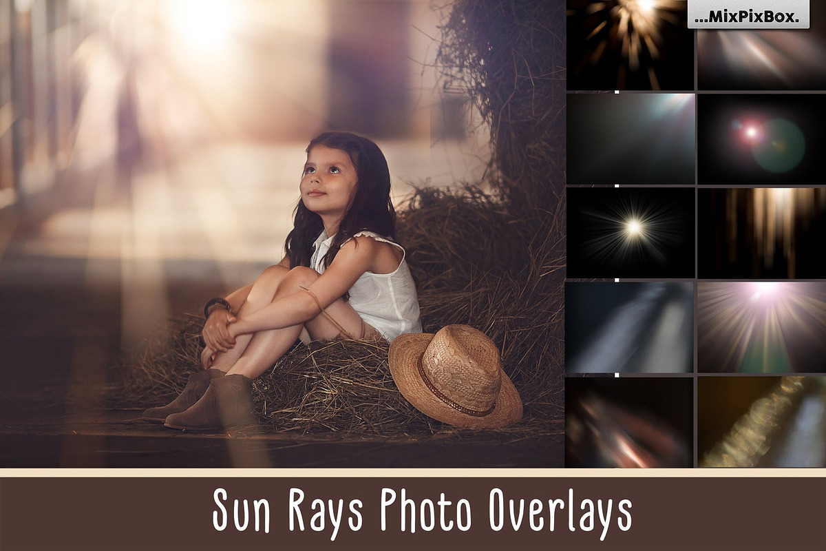 Sun Rays Photo Overlays, an Object Graphic by MixPixBox (Photo 1 of 9)