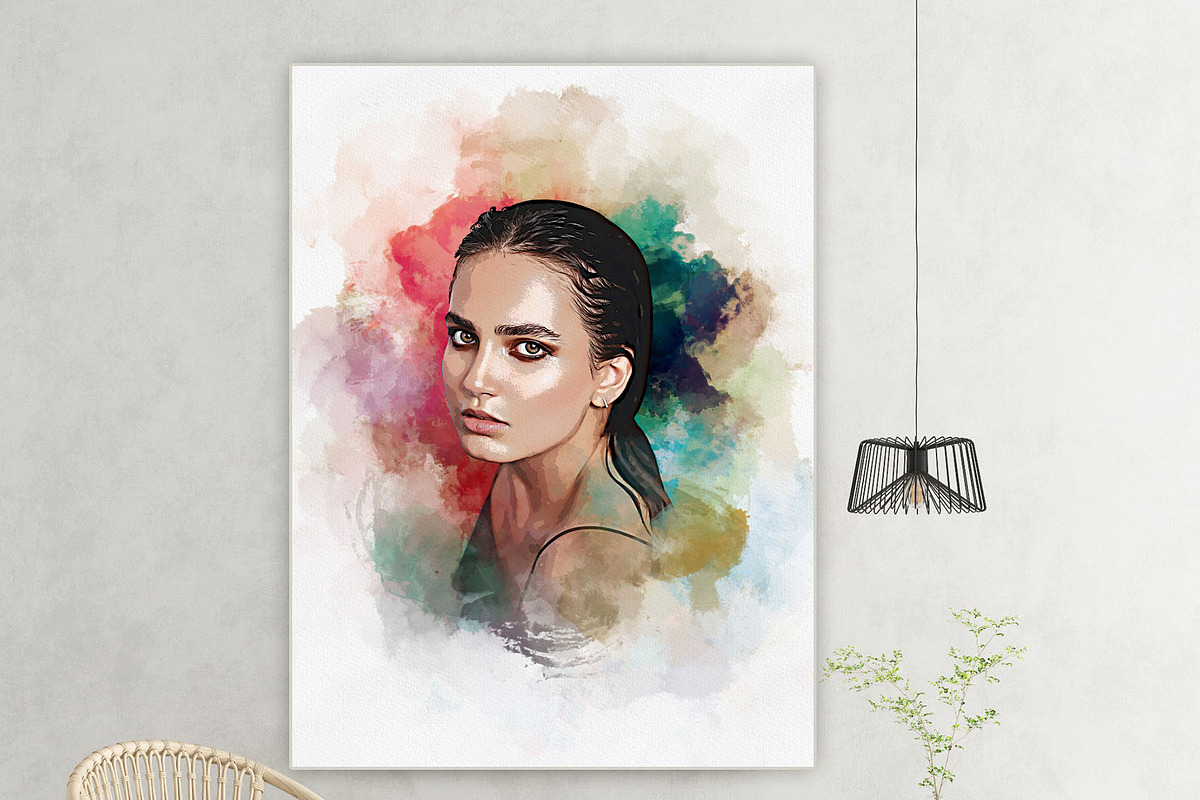 Mixed Watercolor Art Photo Effect, an Action Add-On by Photoshop Action (Photo 3 of 23)