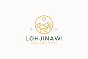 Hiking Mountain Hill Logo Badge, a Branding & Logo Template by Signatoro (Thumbnail 2 of 3)
