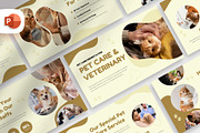 Pet Care and Veterinary PowerPoint, a Presentation Template by Digitcase x Wealthwells (Thumbnail 1 of 3)