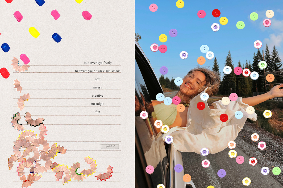 80+ Handmade Dopamine Overlays, a Texture Graphic by Feelsoul (Photo 5 of 16)