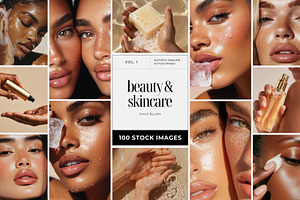 Aesthetic Skincare Stock Photos