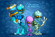 Alien Invaders, a Graphic by yuanden graphics (Thumbnail 1 of 5)