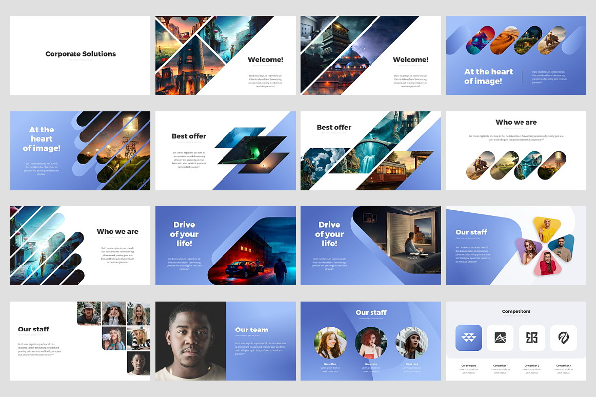 Corporate Clean Solutions, a Presentation Template by Evgeny Bagro (Photo 2 of 7)