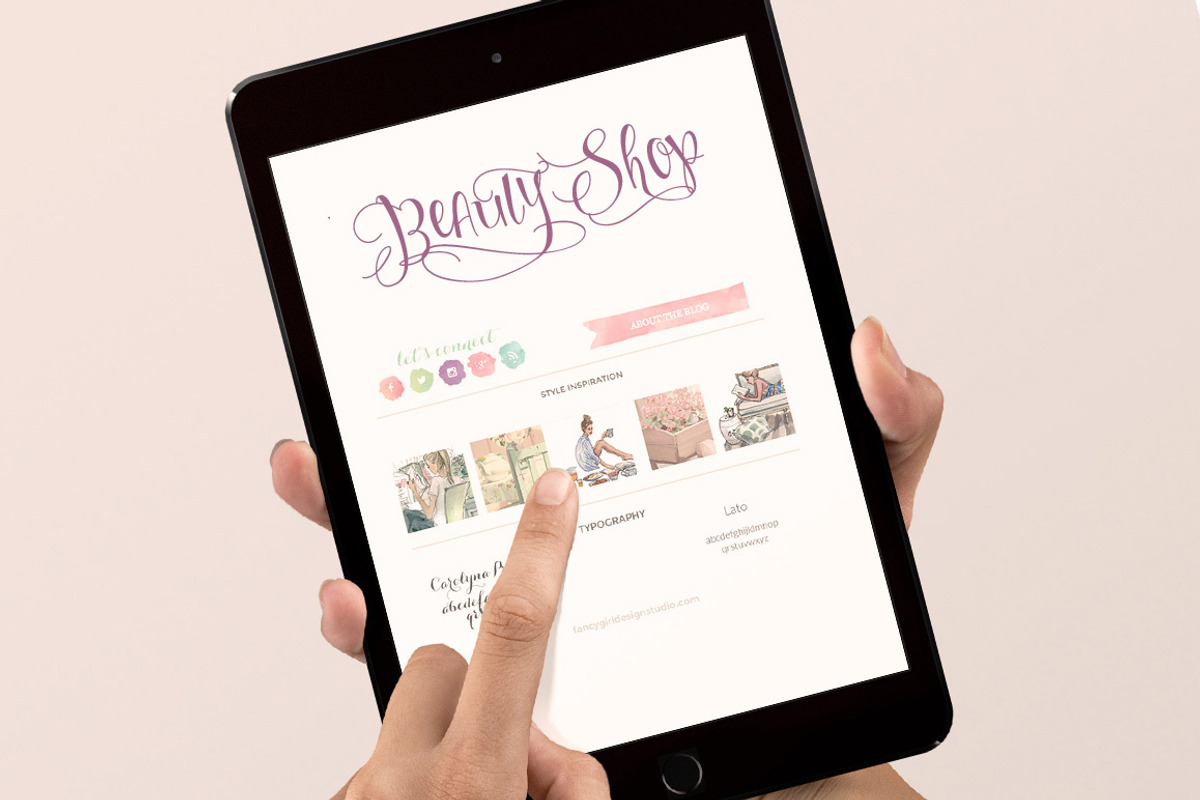 Sweetline Typeface preview 7