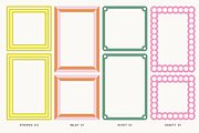 Pastel Pop Frames & Labels, a Graphic by cassi has hobbies (Thumbnail 5 of 9)