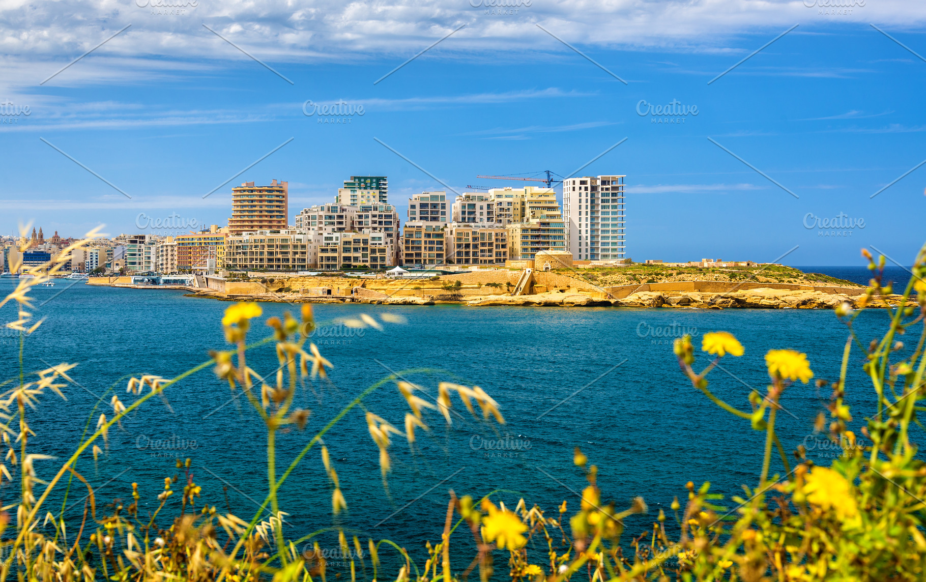 View of residential buildings in Sli, an Architecture Photo by Leonid Andronov