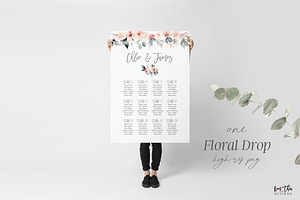 Feminine Abstract Floral Set