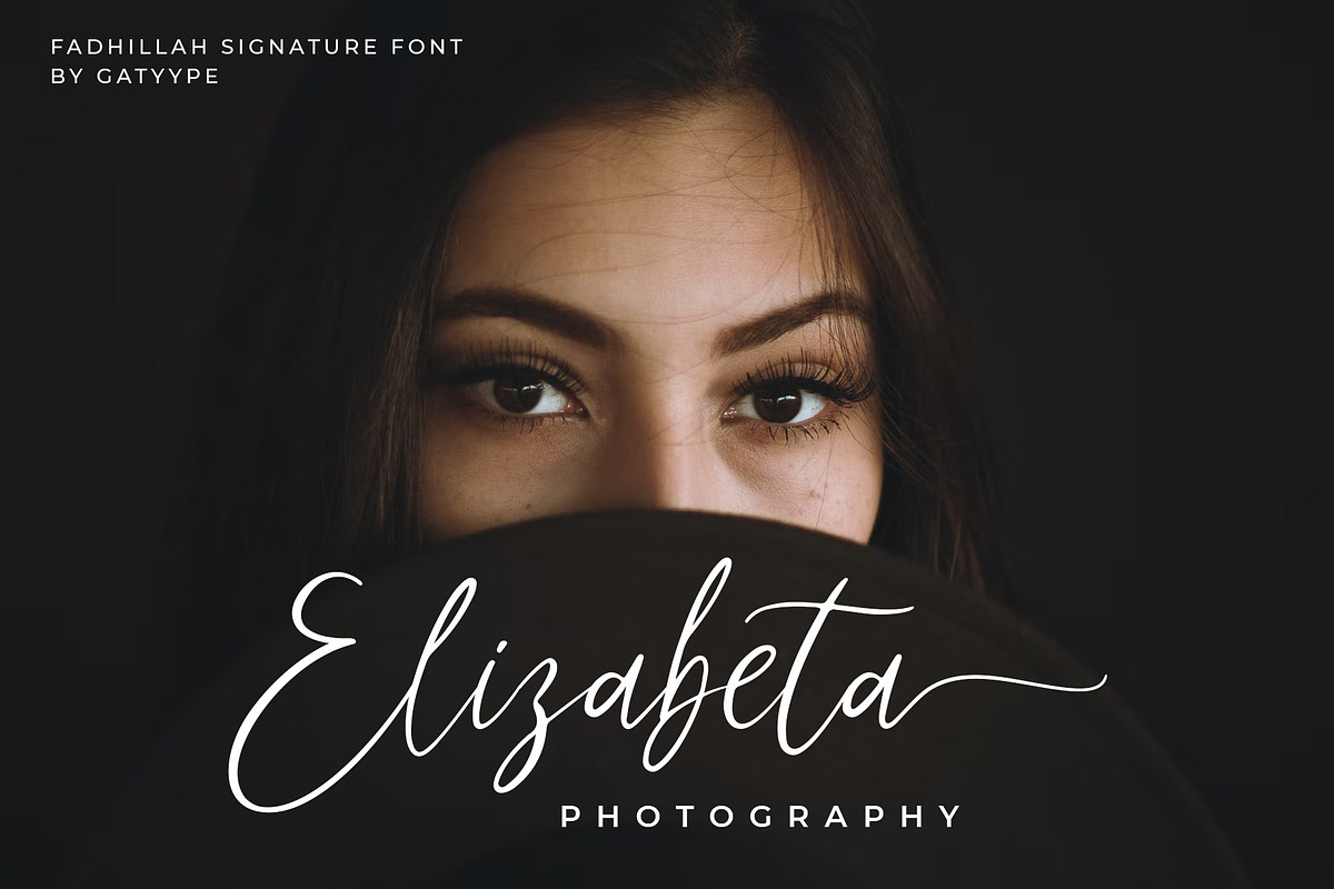 Fadhillah Signature, a Script Font by Gatype (Photo 4 of 7)