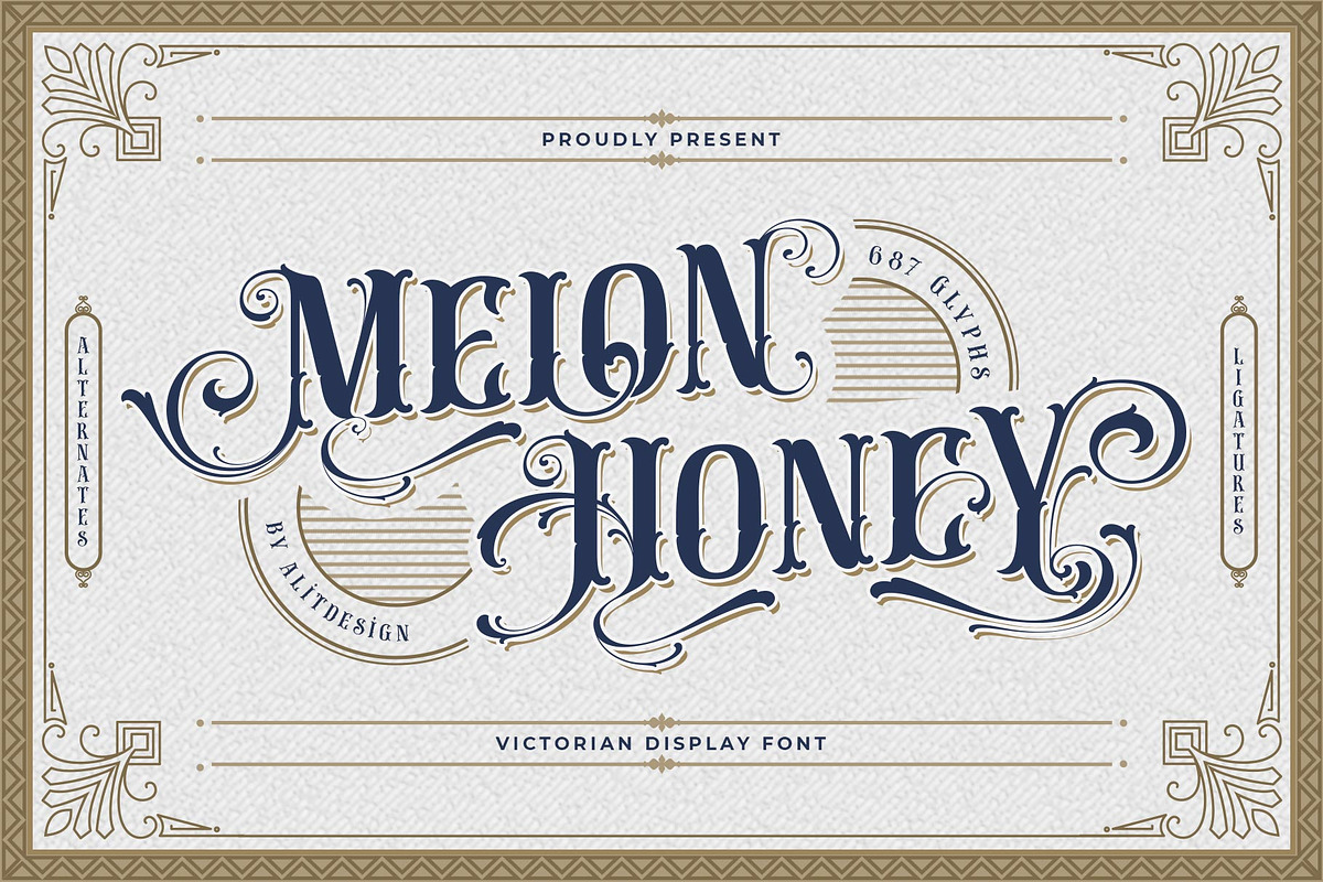 Melon Honey Typeface, a Blackletter Font by alit design (Photo 1 of 15)