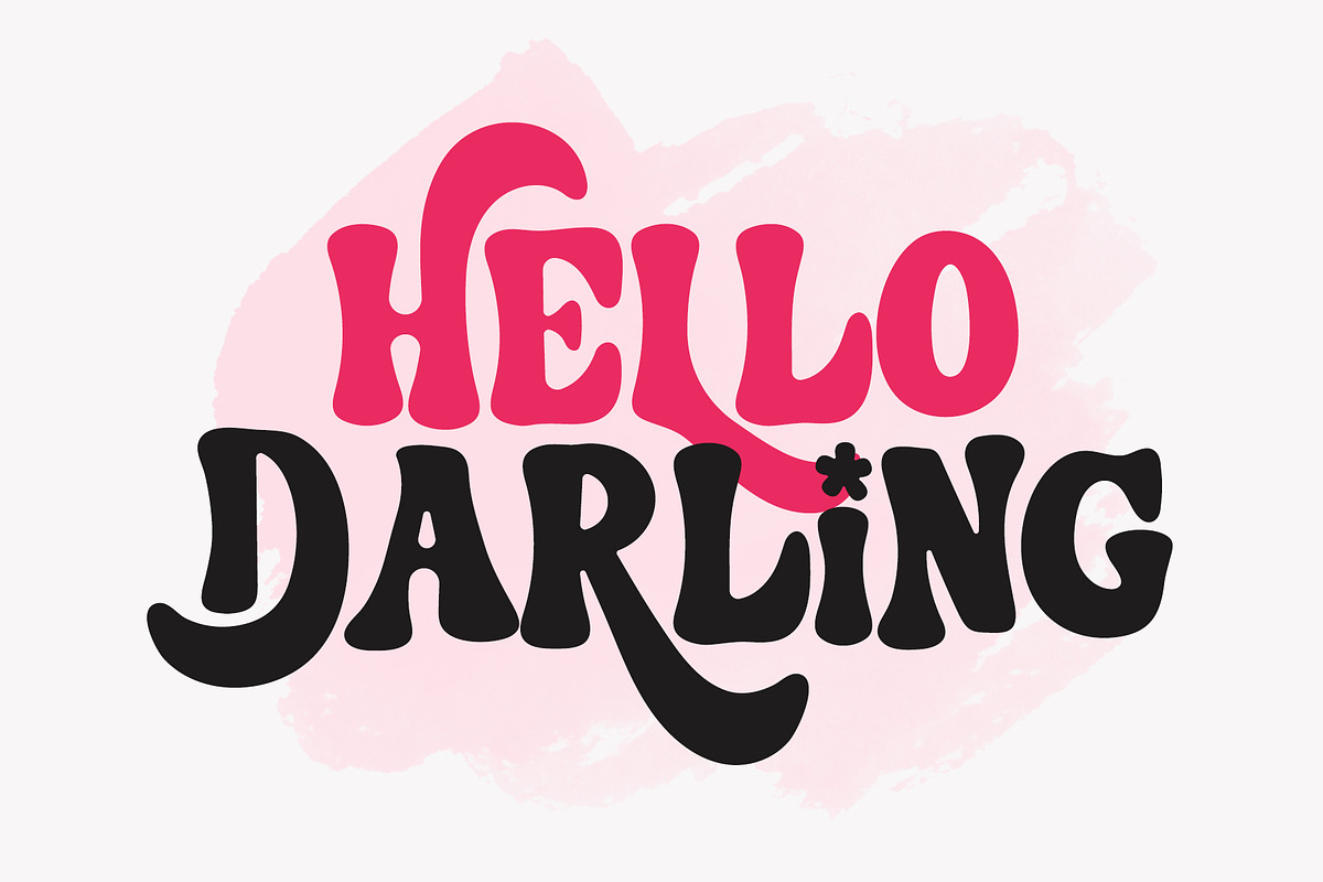 Chunky Summer - Groovy Retro Font, a Handwritten Font by Airotype (Photo 2 of 12)