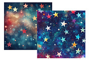 Bokeh Stars Digital Paper, a Texture Illustration by Designworld (Thumbnail 4 of 4)