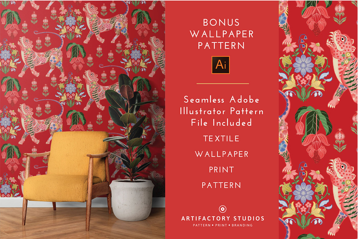 Mural Magic PNG Elements & Pattern, a Decorative Illustration by Artifactory Studios (Photo 5 of 7)