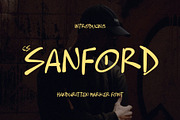 CS Sanford – Ink Font, a Handwritten Font by Craft Supply Co. (Thumbnail 1 of 8)