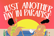 Tropical Maokai - Groovy Summer Font, a Sans Serif Font by Pekotype (Thumbnail 10 of 14)