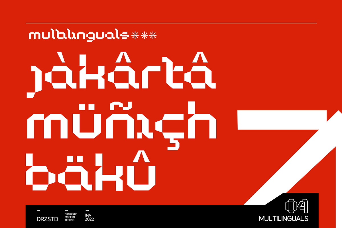 Sitewalk – Futuristic Pixel Font, a Sans Serif Font by Drizy (Photo 4 of 9)