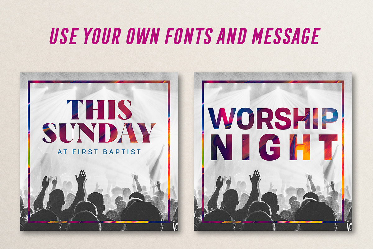 Church social engagement posts, a Templates & Theme by Sync Design Soultions (Photo 2 of 2)